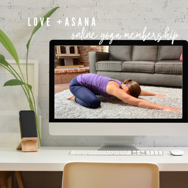 Love + Asana On Demand Annual Membership (practice yoga online at home –  loveandasana