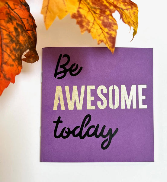 Wellness Inspired Mini Blank Notebooks for Your Desk