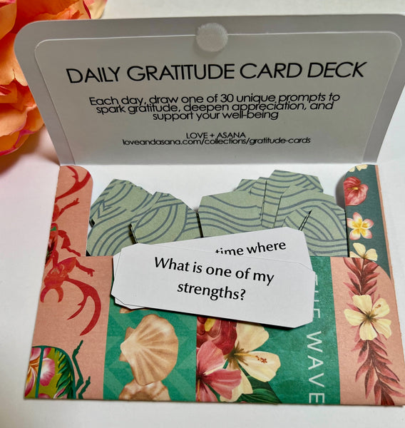 Daily Gratitude Prompt Card Deck