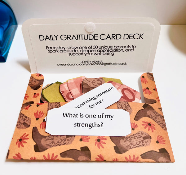 Daily Gratitude Prompt Card Deck