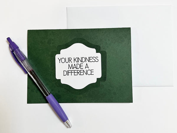 Color Spill Gratitude Cards - 6 pack- Handmade Blank Thank You Notes