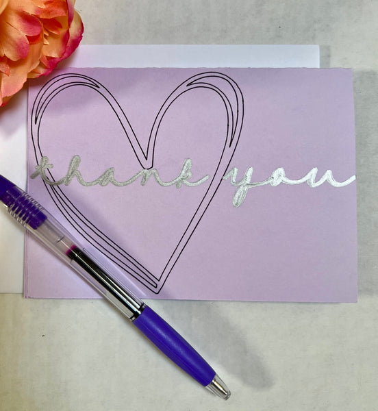 Lilac Love Gratitude Cards (6-pack)