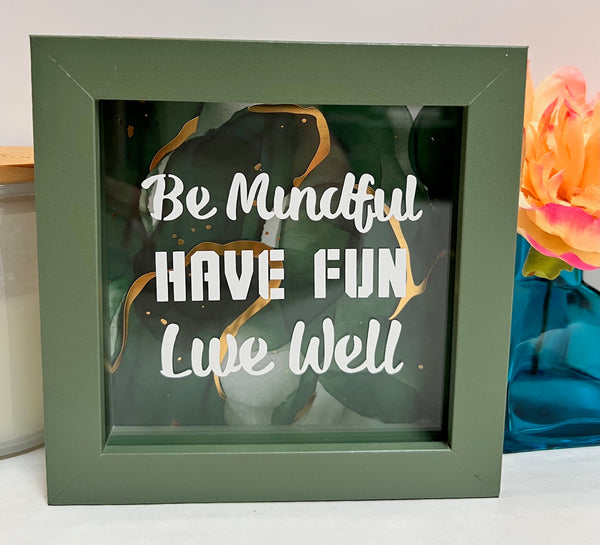 Words to Live By Decorative Wall Art