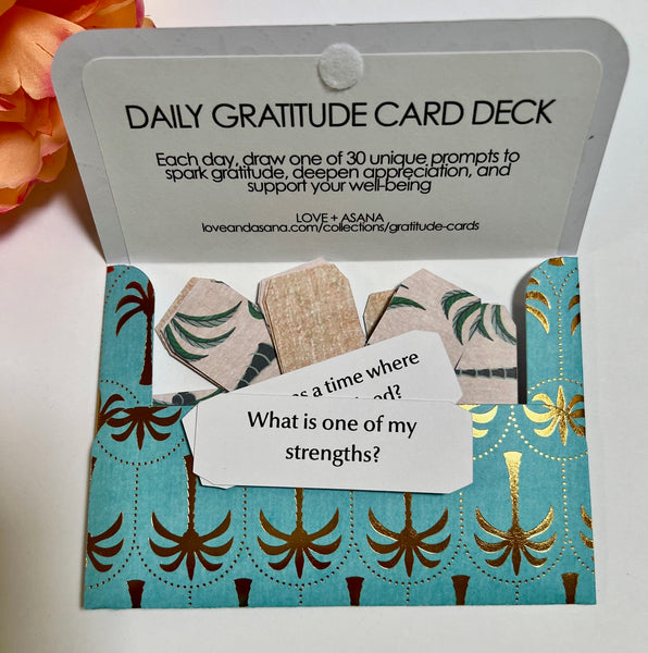 Daily Gratitude Prompt Card Deck