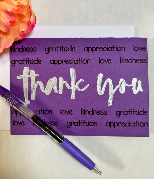 Kind Words Gratitude Cards (6-pack)