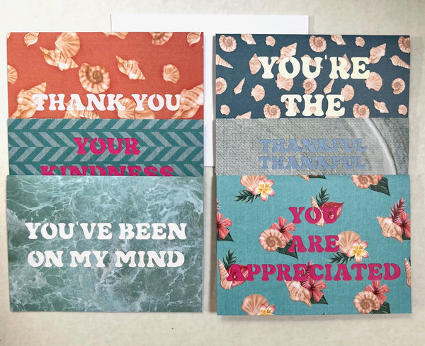 Seashore Gratitude Card Collection