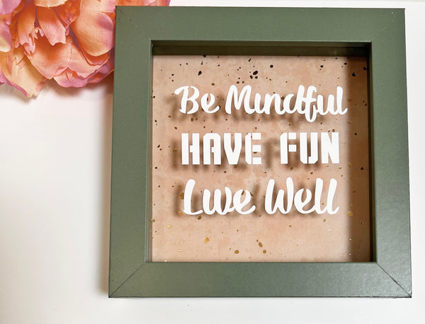 Words to Live By Decorative Wall Art