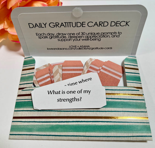Daily Gratitude Prompt Card Deck