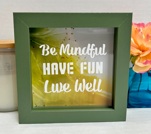 Words to Live By Decorative Wall Art