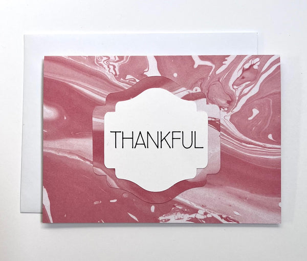 Root Chakra Gratitude Cards - 6 pack- Handmade Blank Thank You Notes