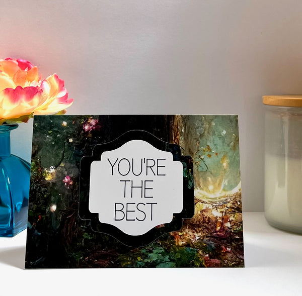 Magical Forest Bathing Gratitude Cards - 6 pack- Handmade Blank Thank You Notes