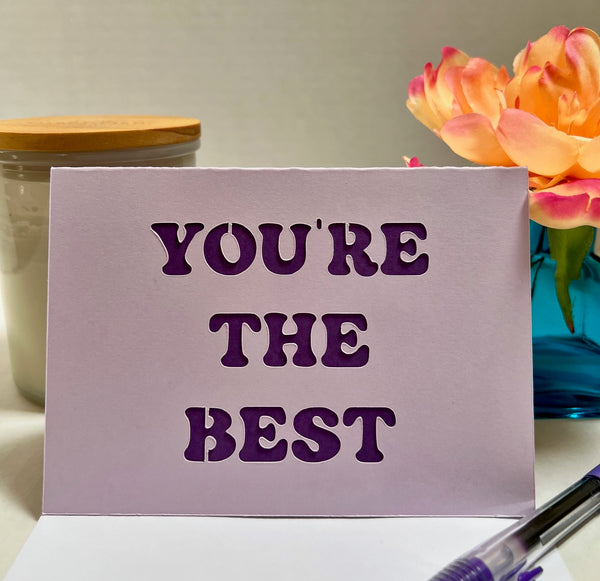 Classic Purple Gratitude Cards (6-pack)