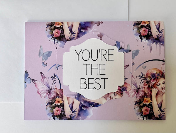 Enchanted Garden Gratitude Cards - 6 pack of Handmade Thank You Notes