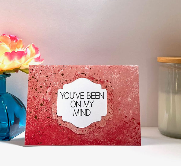 Root Chakra Gratitude Cards - 6 pack- Handmade Blank Thank You Notes