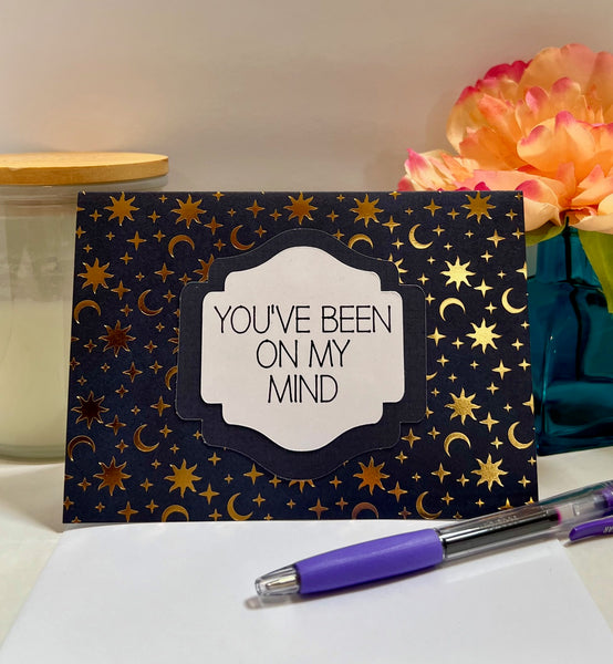 Moon and Stars Gratitude Cards | 6 Blank Folded Thank You Cards
