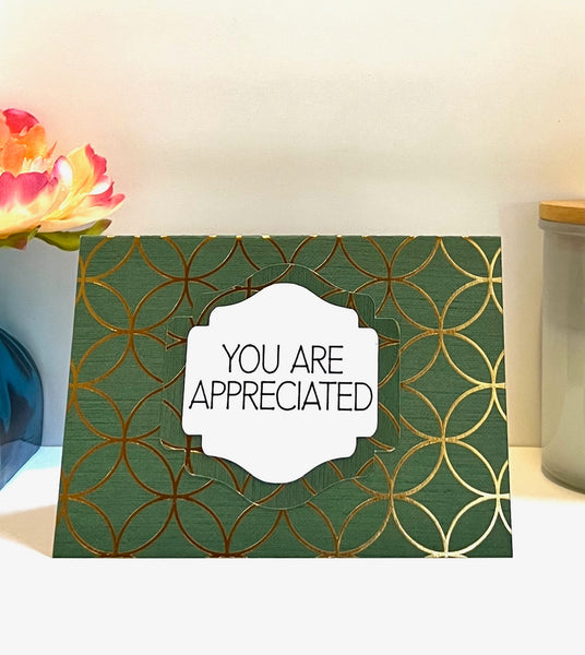 Rosy & Regal Gratitude Cards - 6 pack- Handmade Blank Thank You Notes