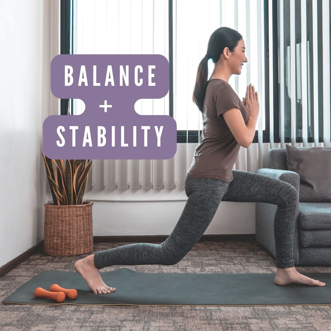 Balance + Stability: 3-Month Program (Online, Live on Zoom with Replay)