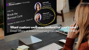 custom wellness workshop presentations for virtual events Love and Asana Tiffany Lord