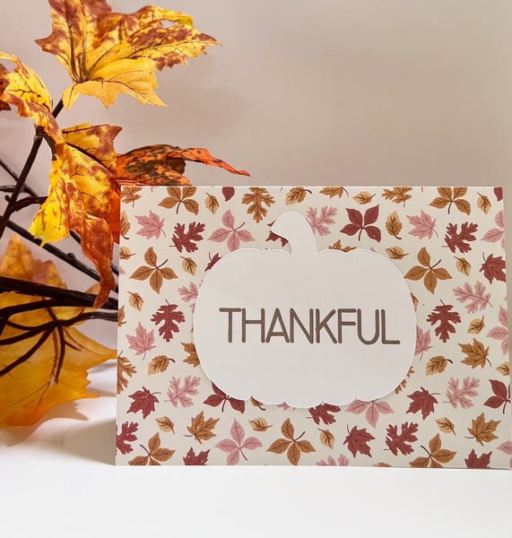 Fall Feels Gratitude Cards - 6 pack- Handmade Blank Thank You Notes