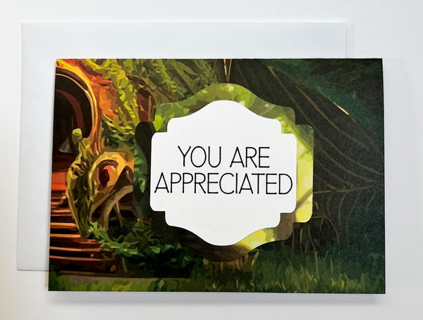 Magical Forest Bathing Gratitude Cards - 6 pack- Handmade Blank Thank You Notes