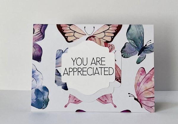 Enchanted Garden Gratitude Cards - 6 pack of Handmade Thank You Notes
