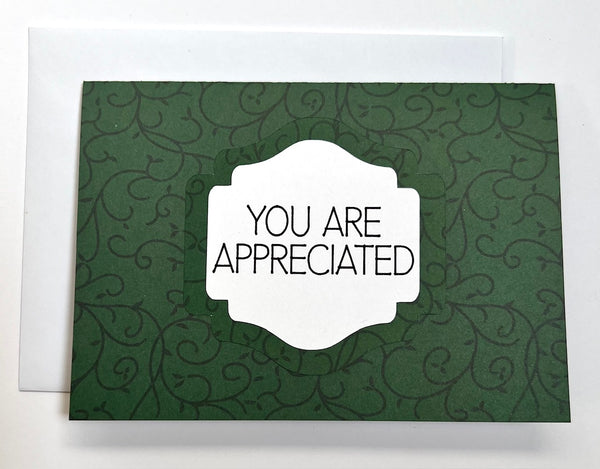 Mindful Plant Lady Gratitude Cards - 6 pack- Handmade Blank Thank You Notes