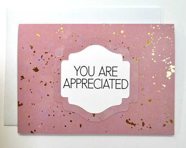 Root Chakra Gratitude Cards - 6 pack- Handmade Blank Thank You Notes