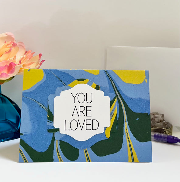 Color Spill Gratitude Cards - 6 pack- Handmade Blank Thank You Notes