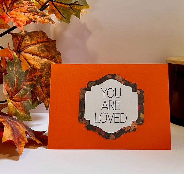Fall Colors Gratitude Cards - 6 pack- Handmade Blank Thank You Notes