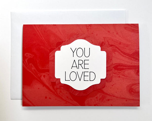 Root Chakra Gratitude Cards - 6 pack- Handmade Blank Thank You Notes