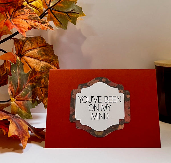 Fall Colors Gratitude Cards - 6 pack- Handmade Blank Thank You Notes